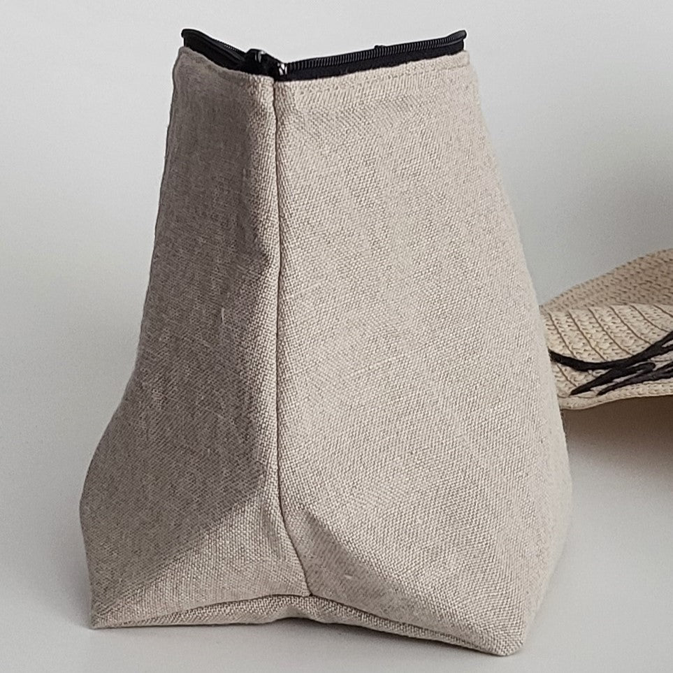 Kulturtasche Damen mit Druckmotiv Badeanzug
